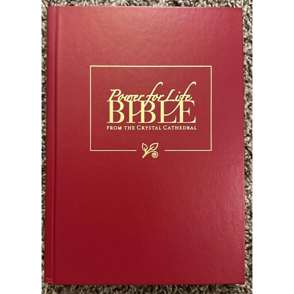 NIV Power for Life Bible from the Crystal Cathedral Burgundy First Edition 2008